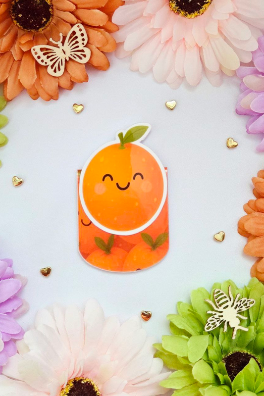 Orange Magnetic Bookmark