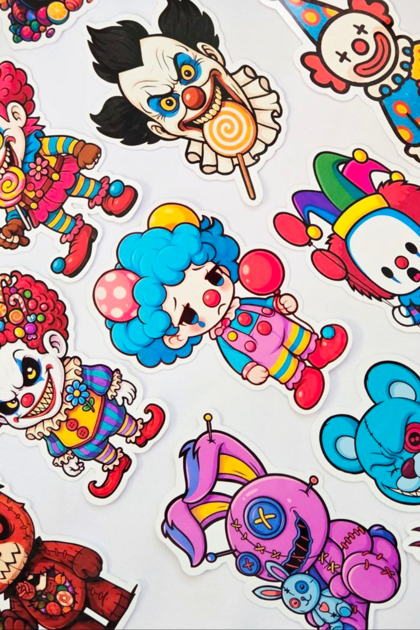 Lollipop Slayer Clown Sticker