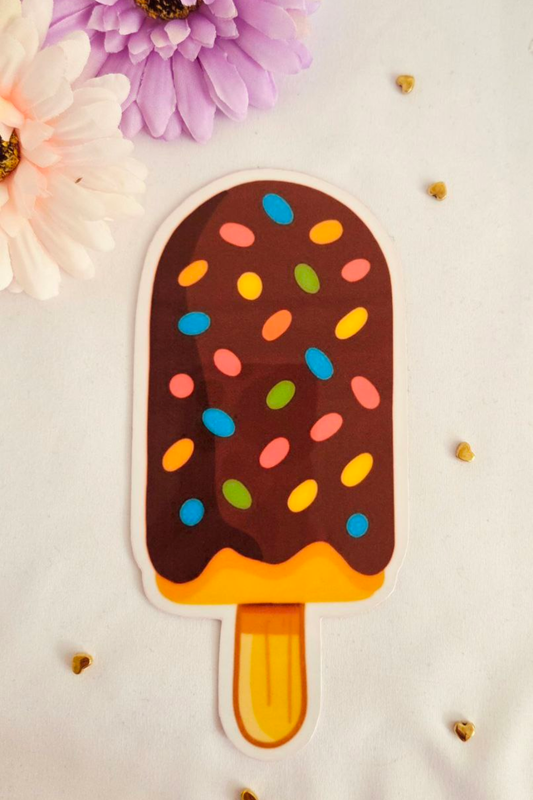 Chocolate Sprinkle Ice Cream Bar Bookmark