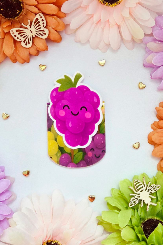 Grapes Magnetic Bookmark