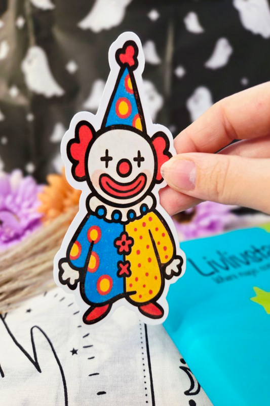 Candy Smile Clown Sticker