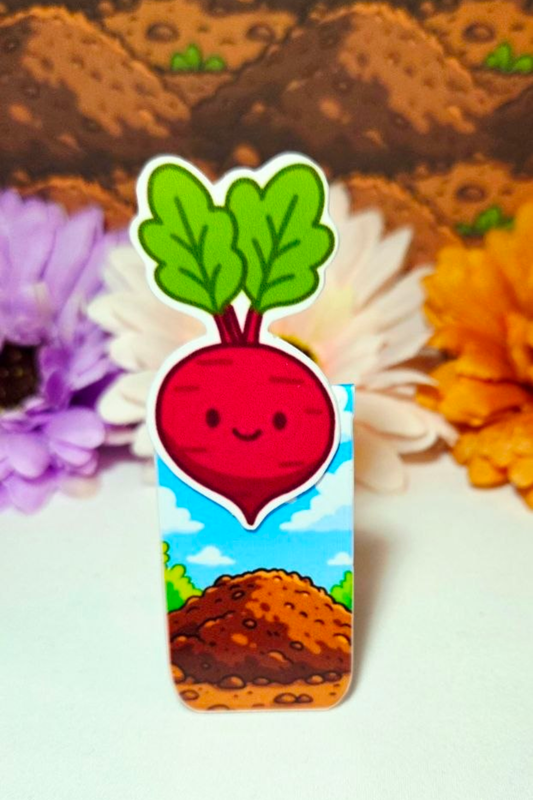 Sweet Beet Clip - Magnetic Bookmark