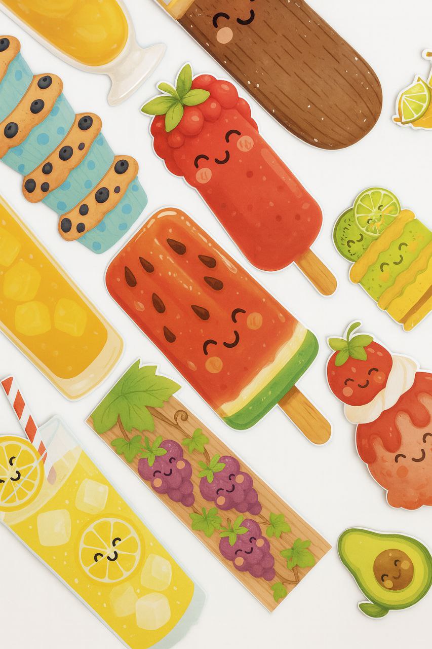 Kawaii Apple Pie Bookmark