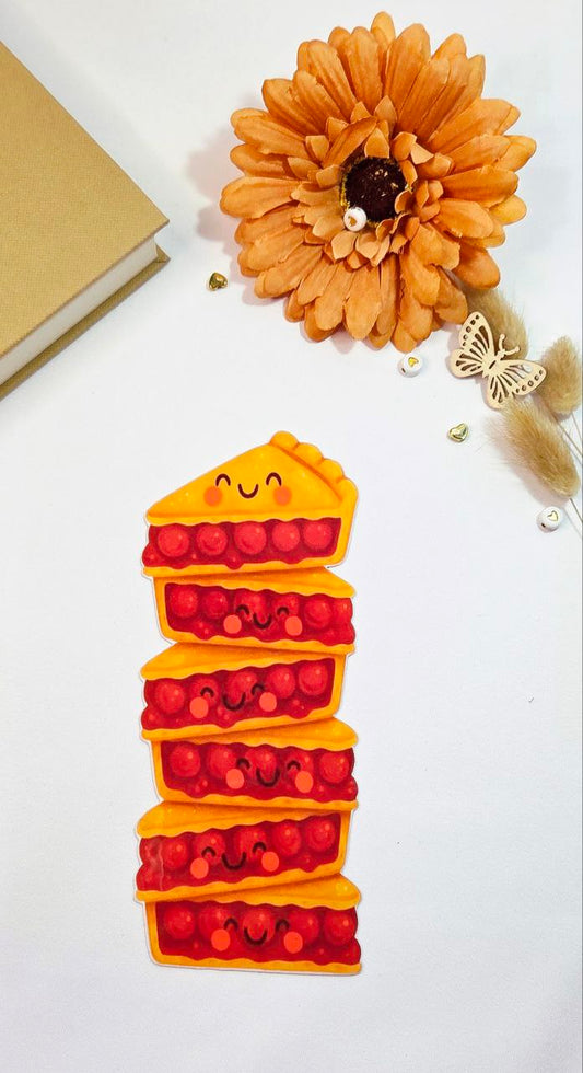 Cute Cherry Pie Bookmark