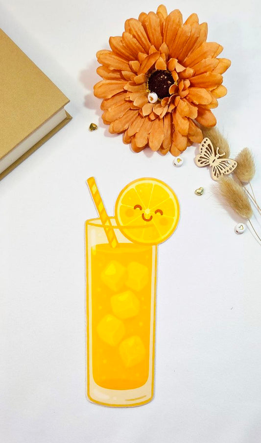 Kawaii Lemon Drink Bookmark