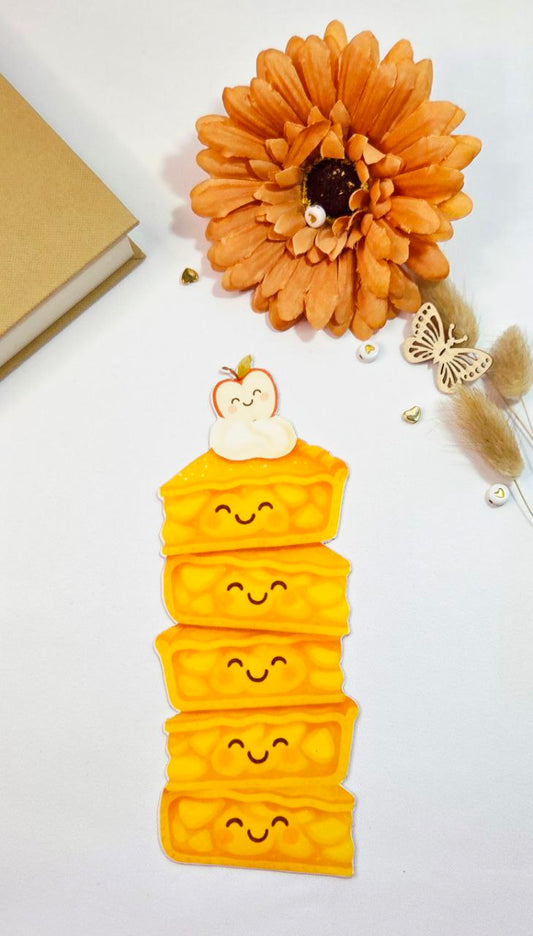 Kawaii Apple Pie Bookmark