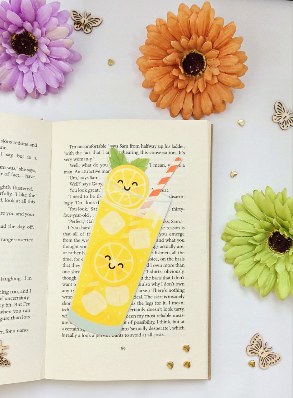 Kawaii Lemonade Bookmark