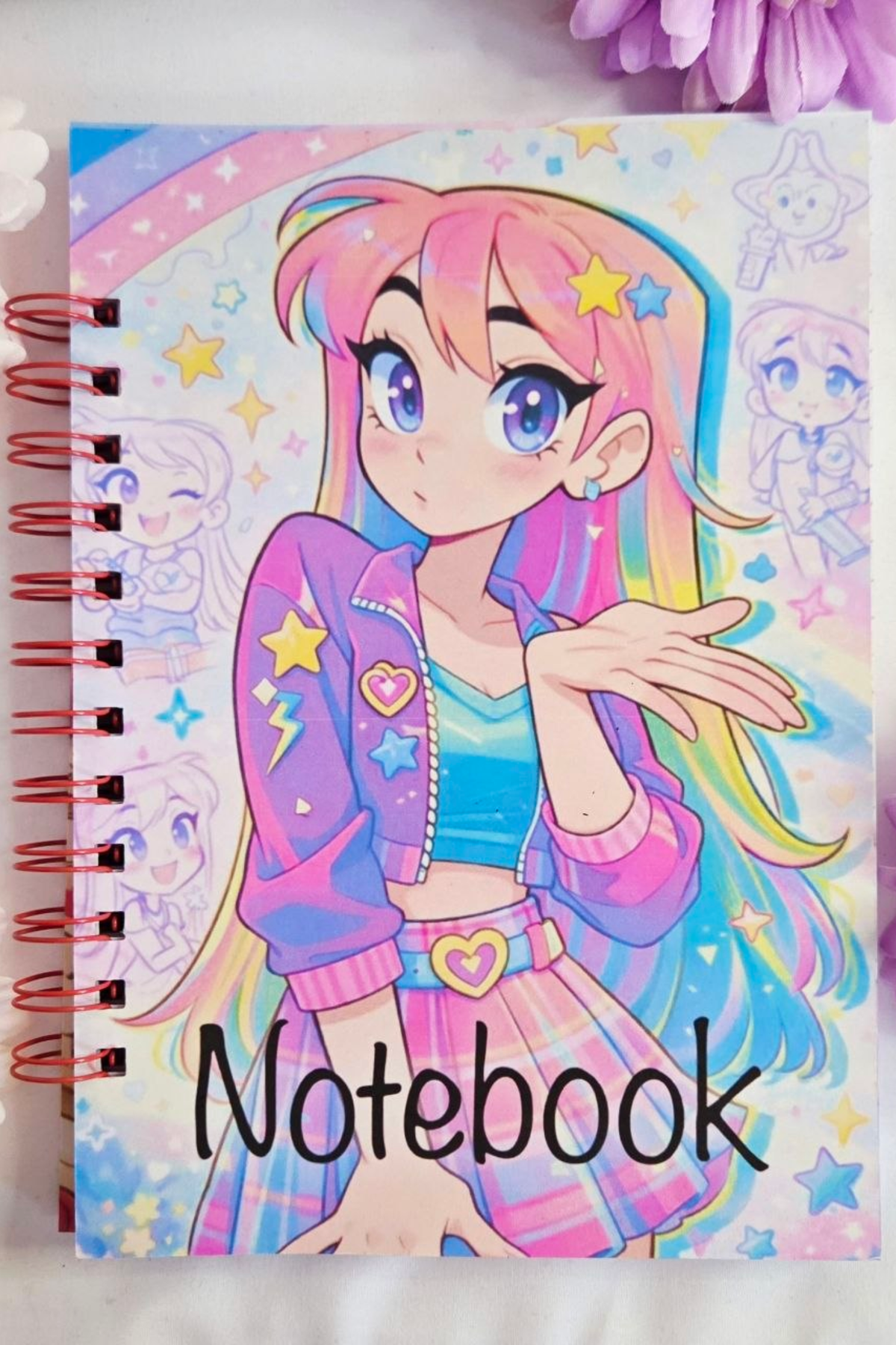LivLivStar pastel notebook