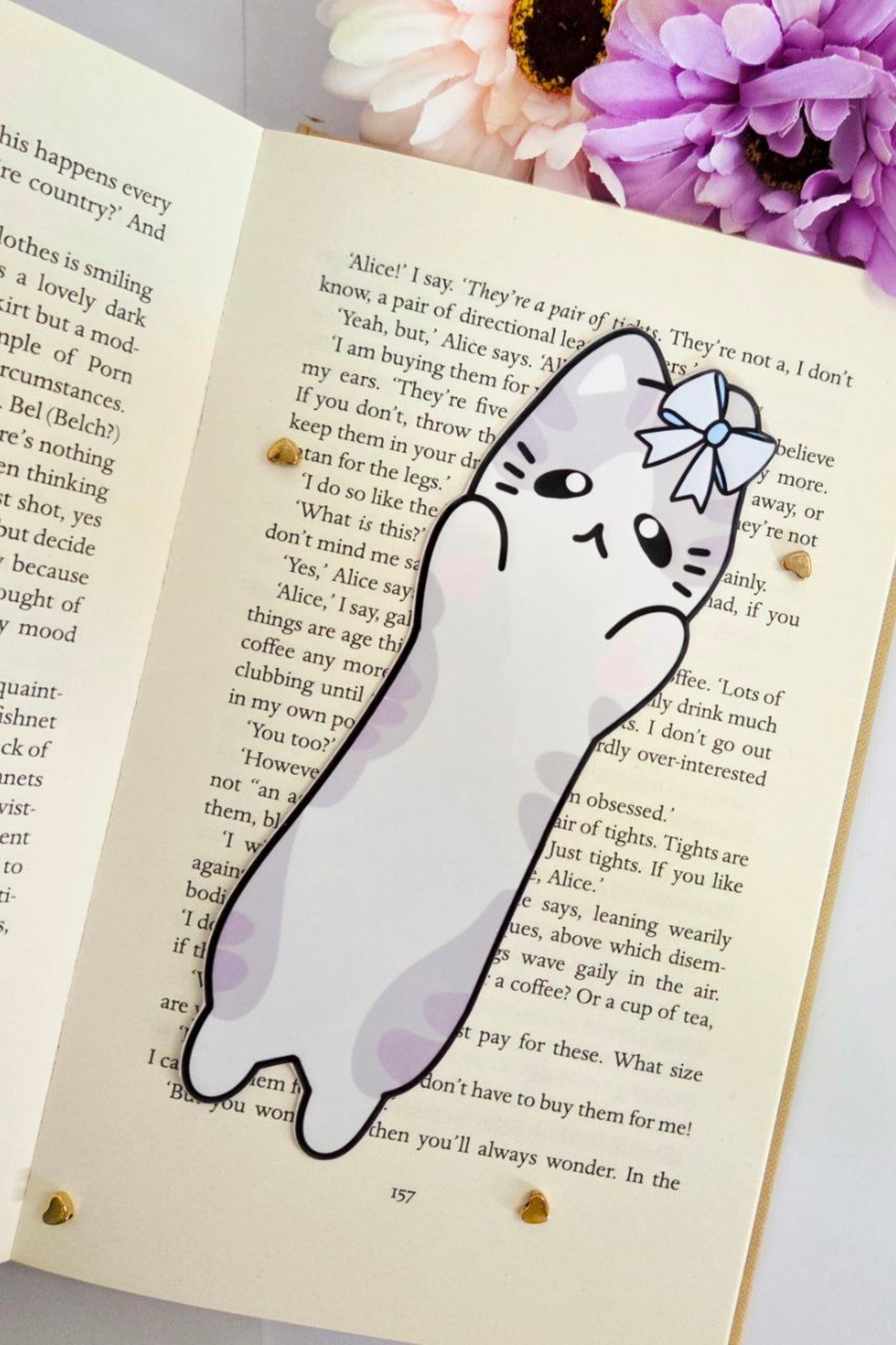 LivLivStar™ Cat Bookmark Bundle pack of 8 bookmark