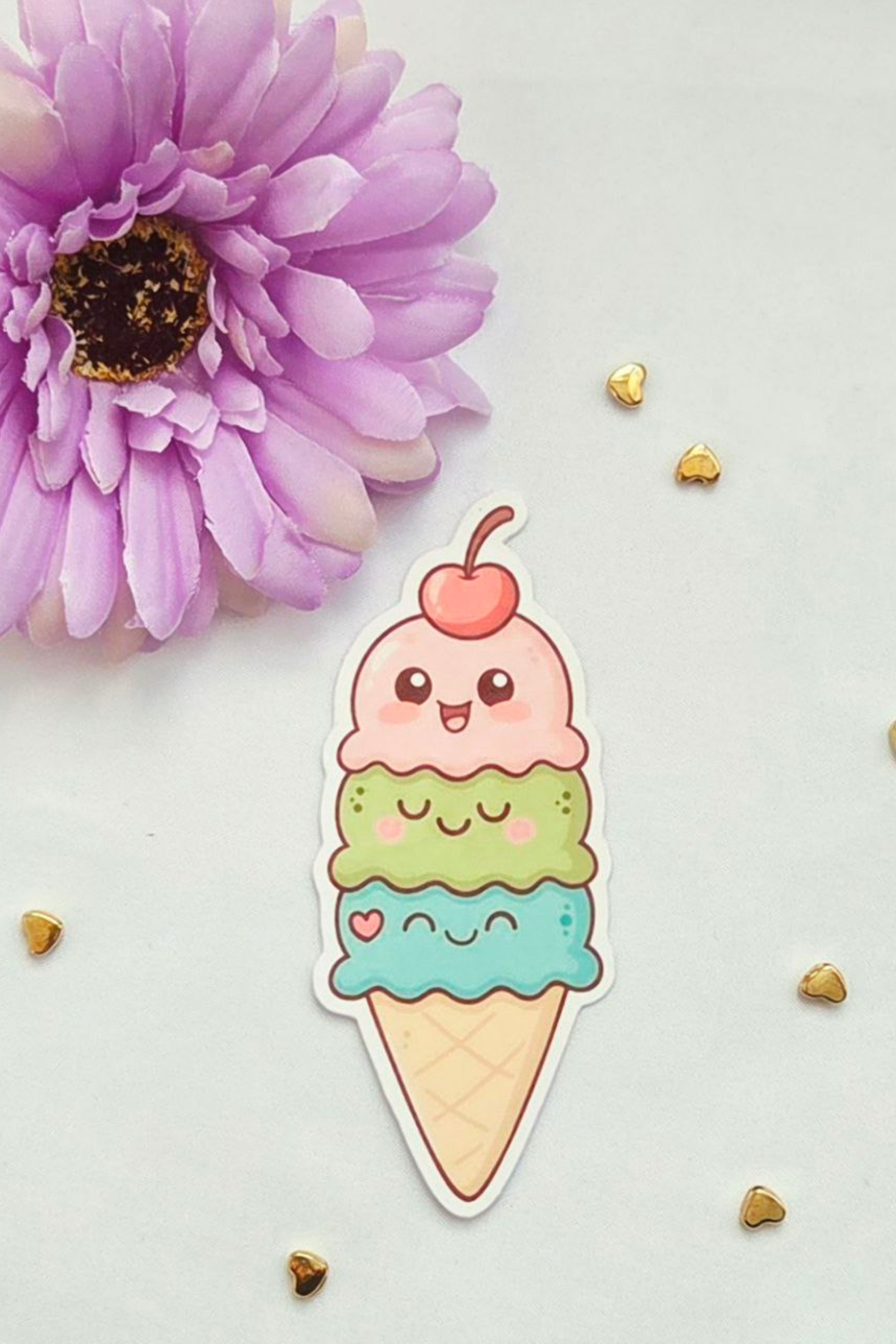 🍰 LivLivStar Sweet Fantasy Dessert Collection - Pack of 17 Stickers