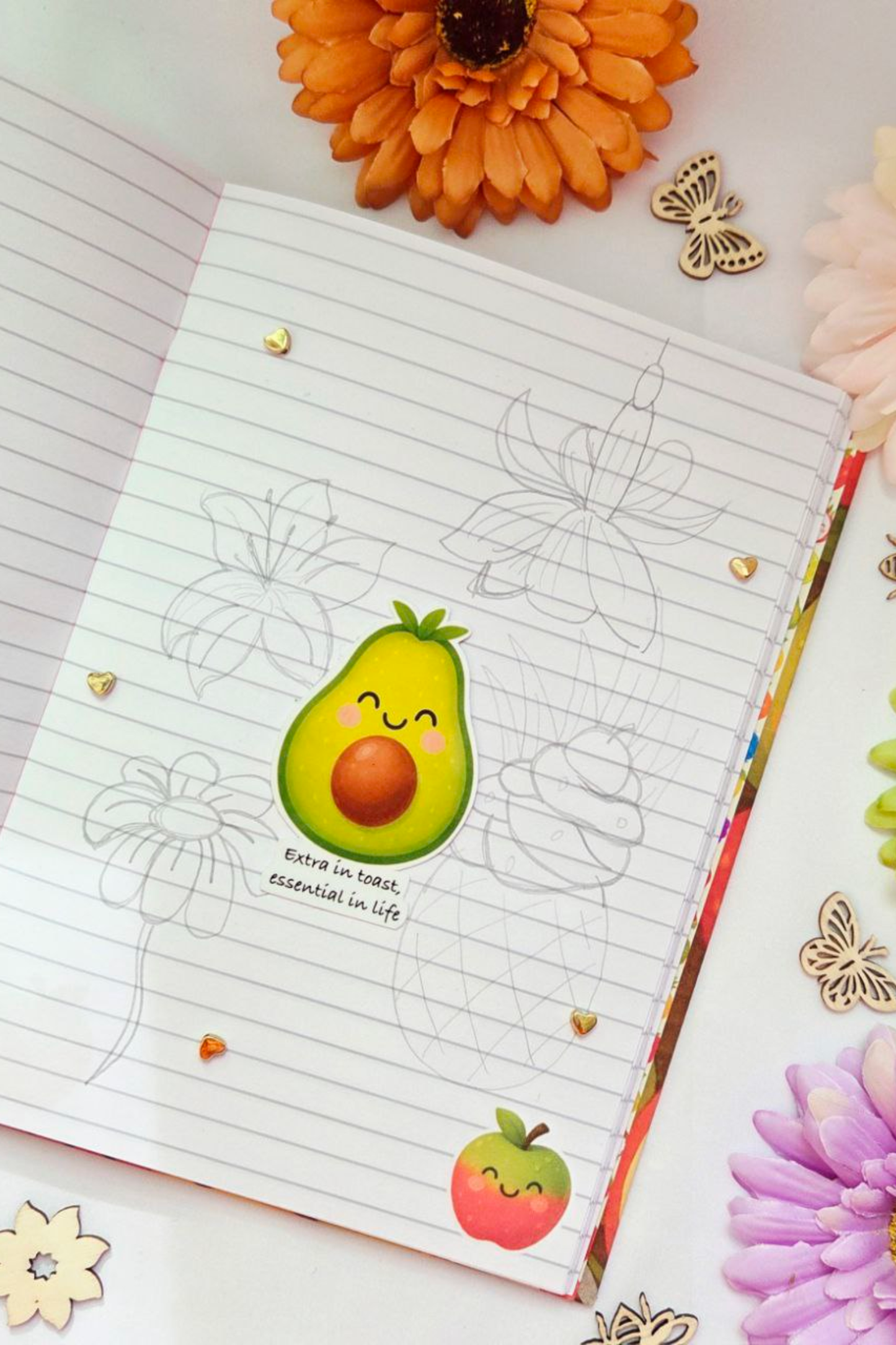 Fruity Smiles Sticker Pack - 18 Joyful Stickers