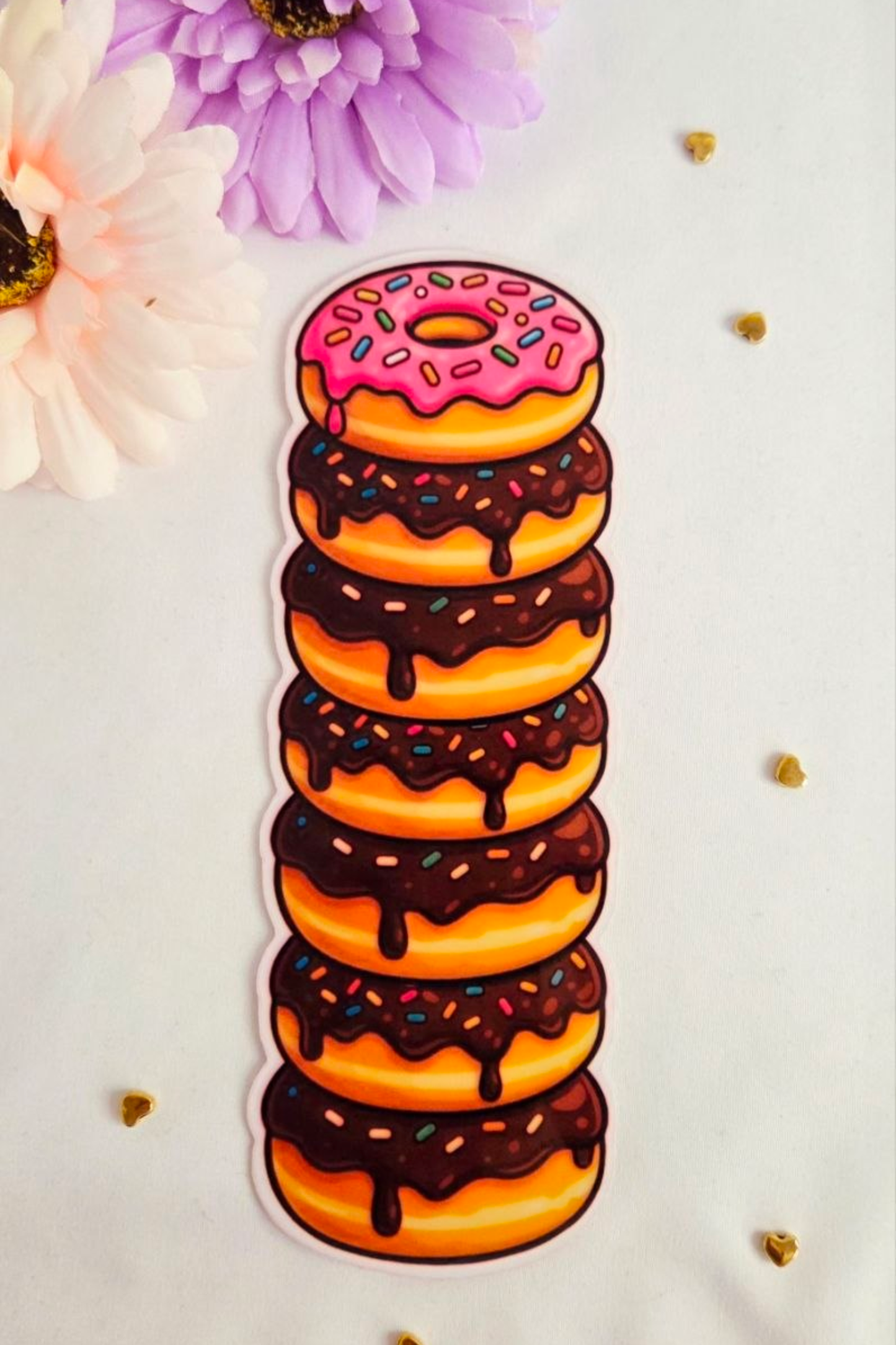 Chocolate Sprinkle Donut Tower Bookmark