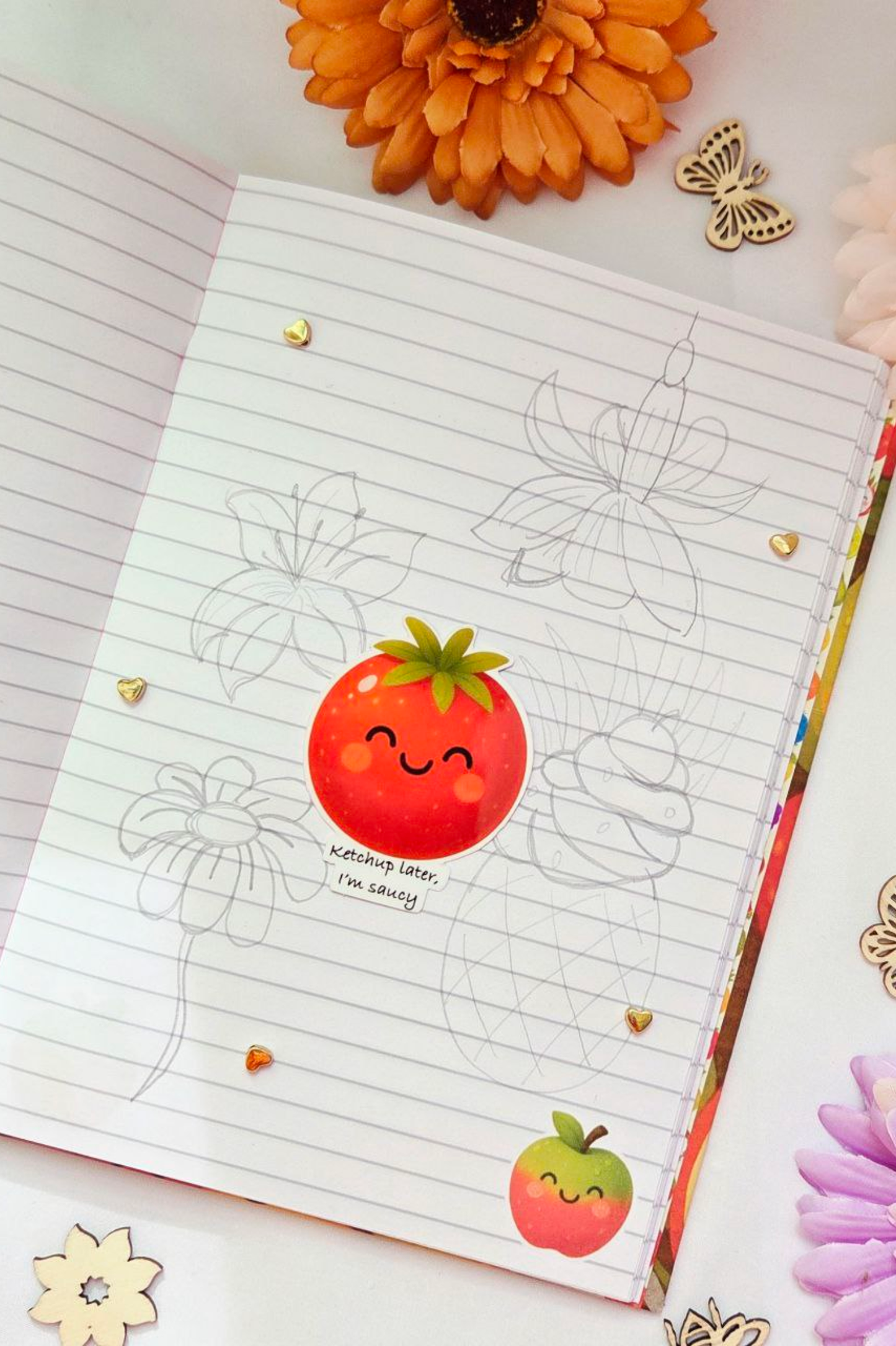 Fruity Smiles Sticker Pack - 18 Joyful Stickers