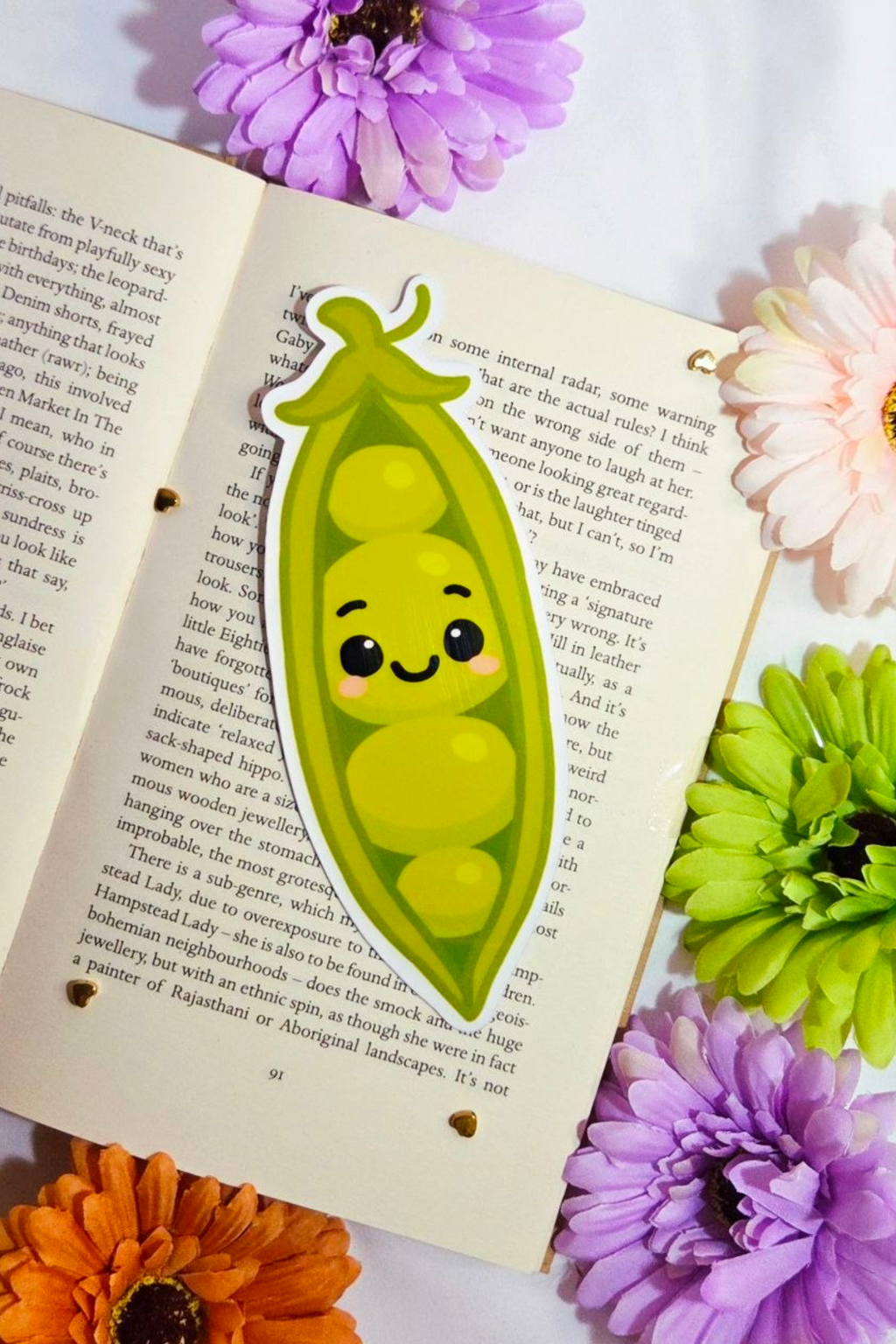 Little Pea Pod Bookmark