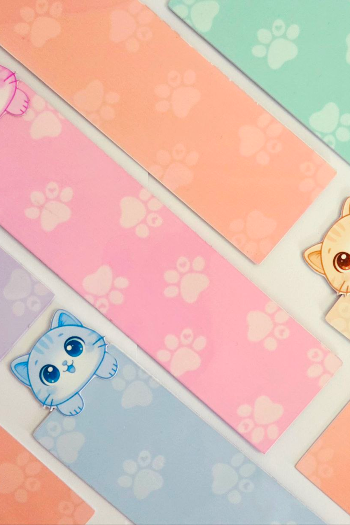 3D effect Blushy Paw Bookmark