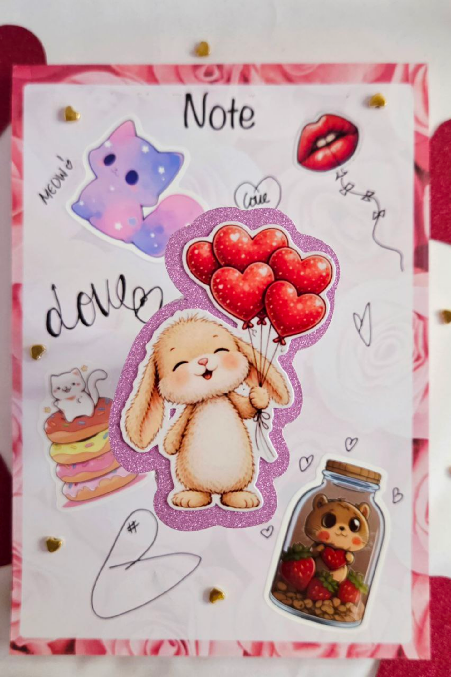 Bunny Glitter Sticker
