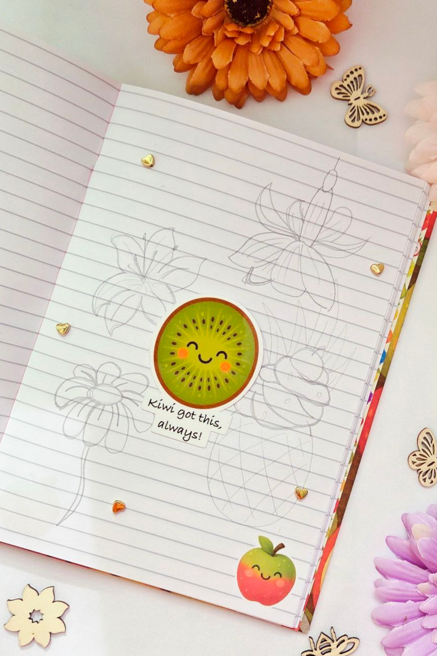 Fruity Smiles Sticker Pack - 18 Joyful Stickers