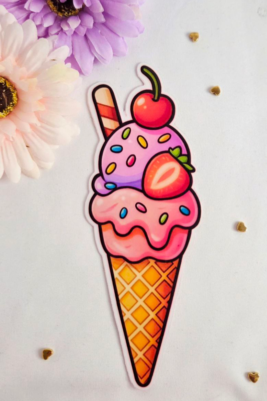 Cherry Berry Sprinkle Dream Dessert Bookmark