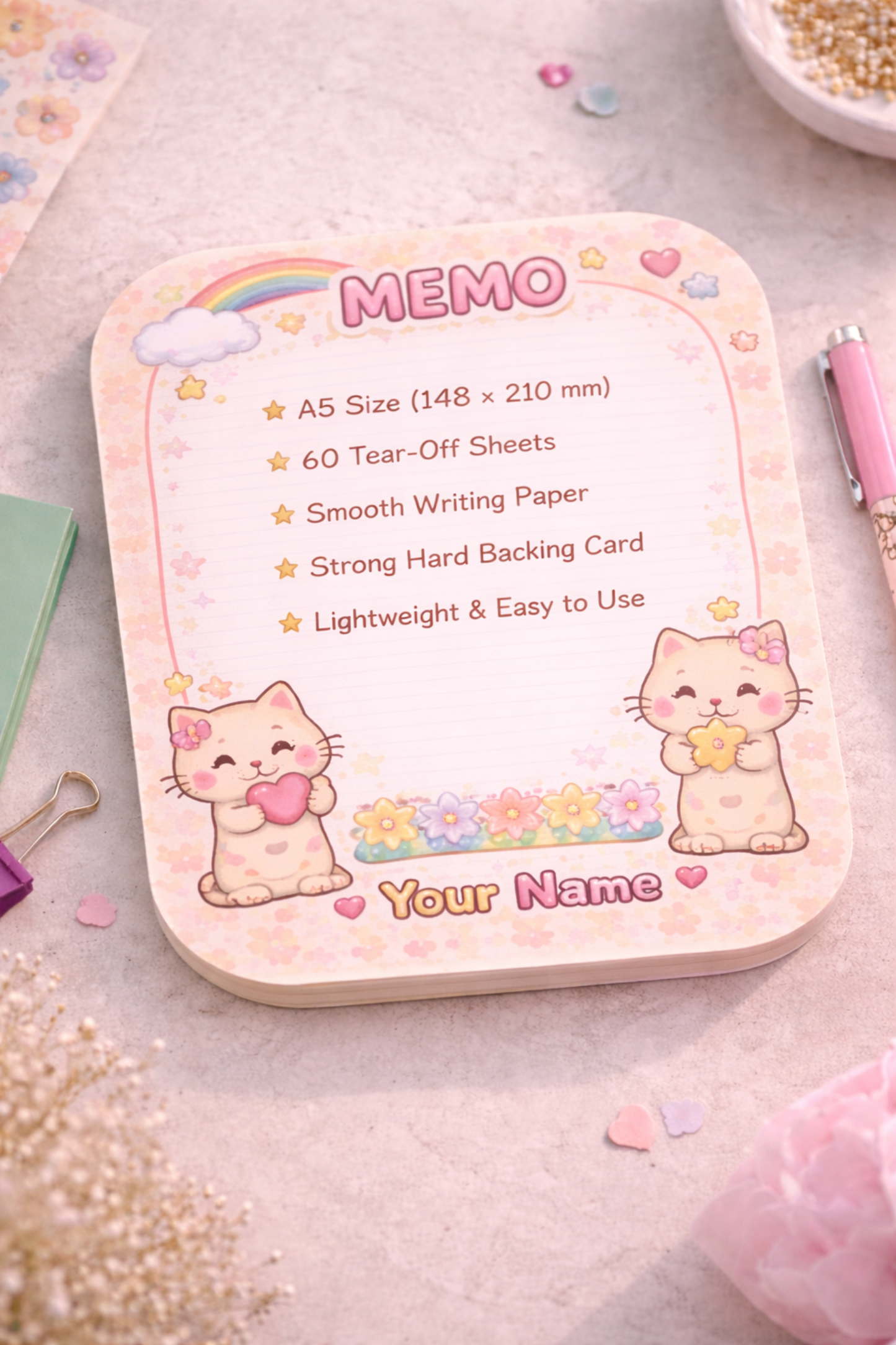 A5 Memo Notepad – Choose Your Design