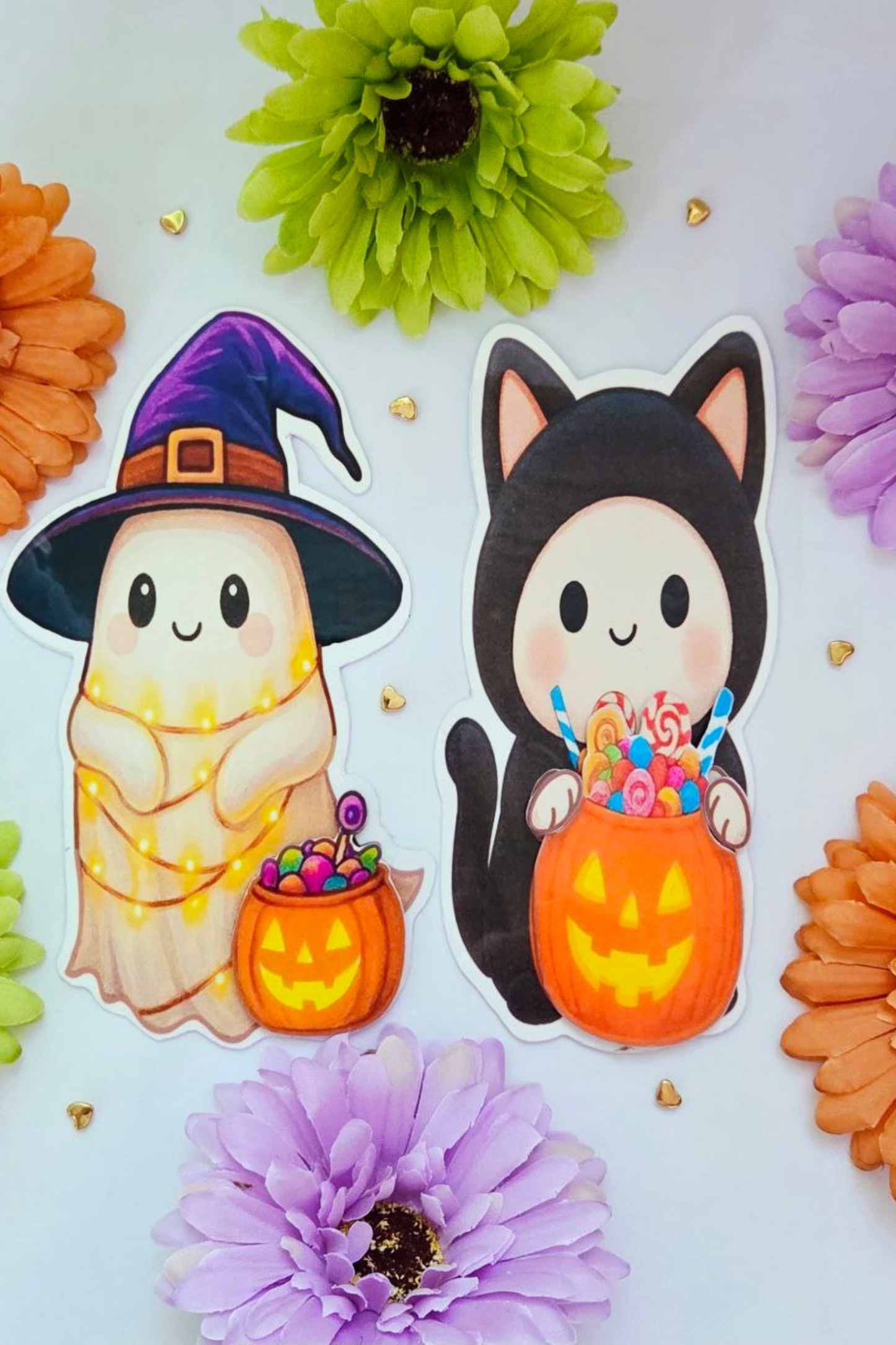 Witchy Glow & Candy Cat Bookmark collection