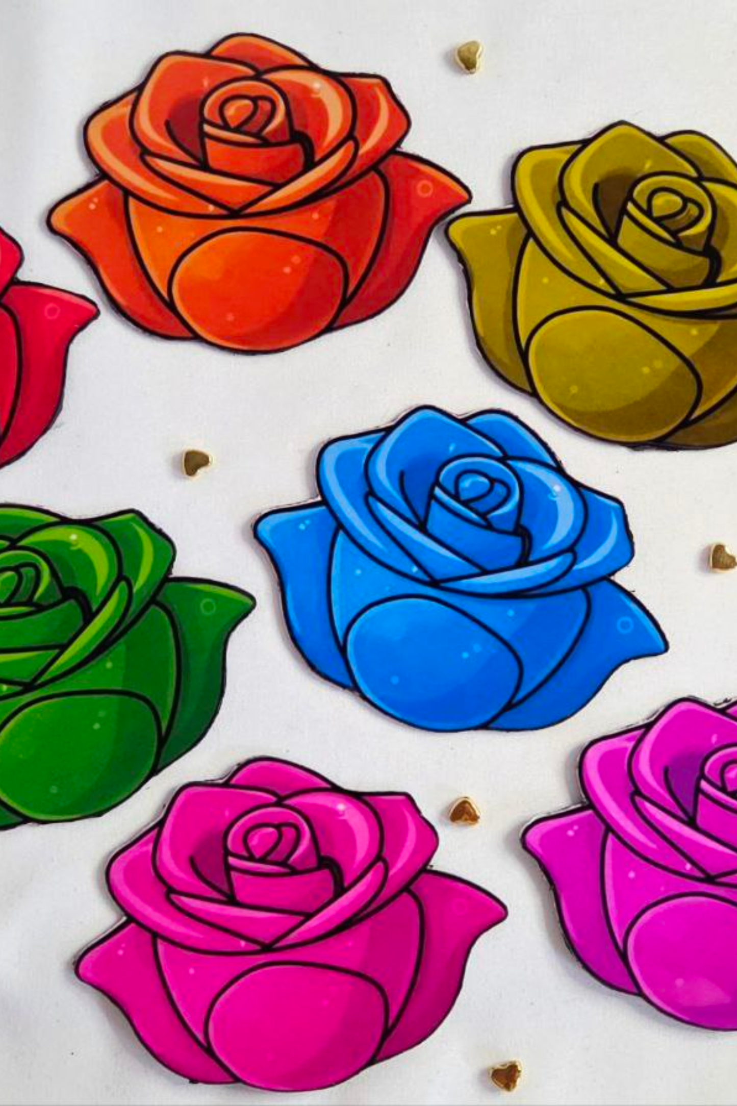 Rainbow Rose Aura – Magnetic Edition