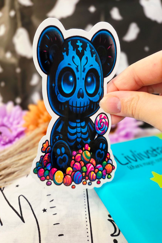 Midnight Candy Teddy Sticker