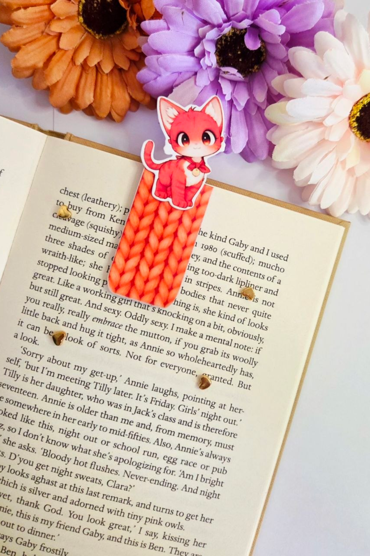 LivLivStar™ Rainbow Cats Magnetic Bookmark Collection Pack of 7 bookmarks