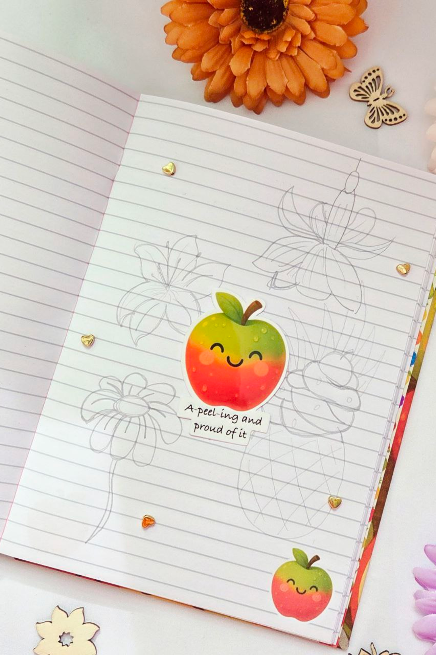 Fruity Smiles Sticker Pack - 18 Joyful Stickers