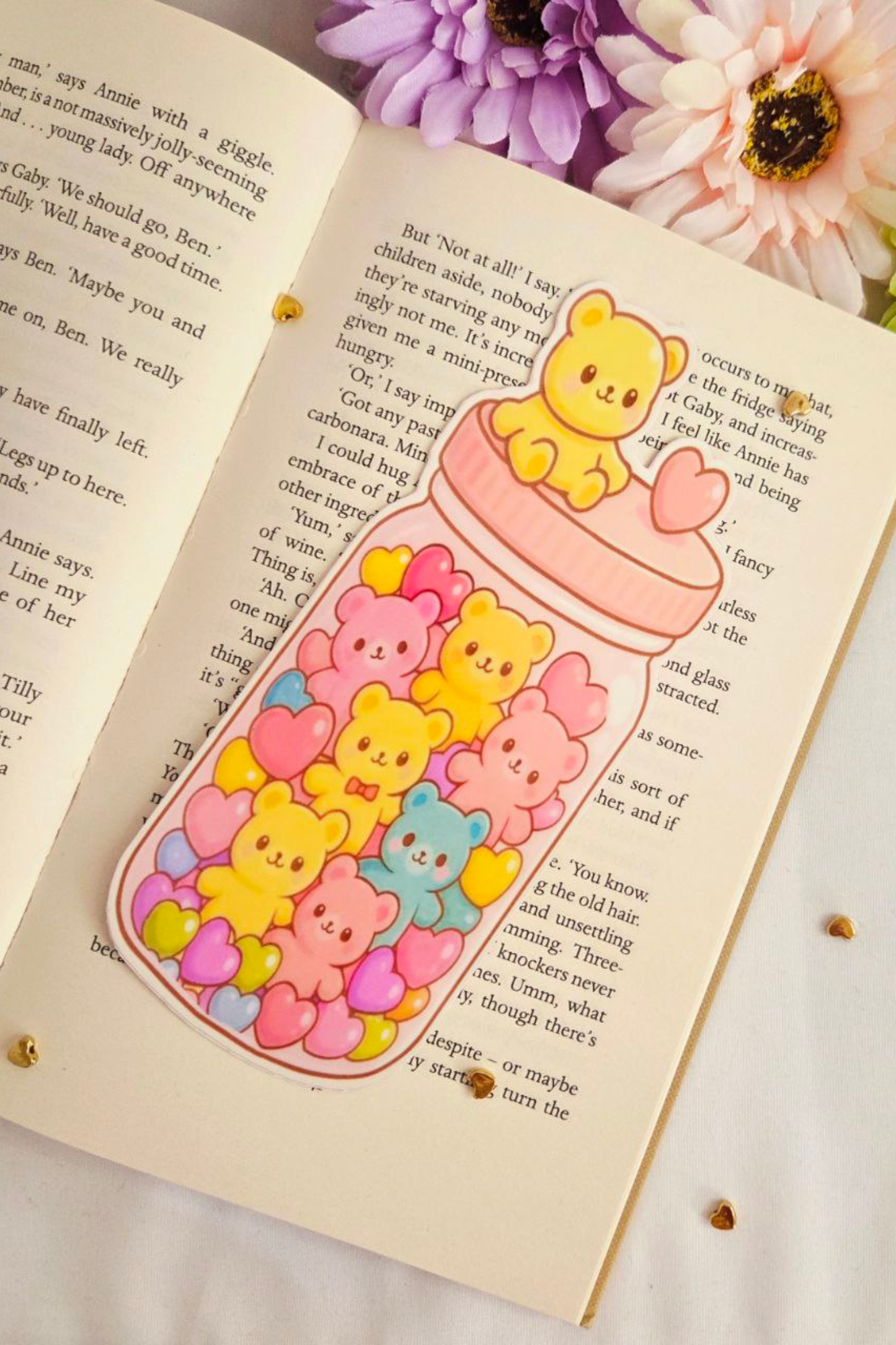 Candy Bear Jar Bookmark