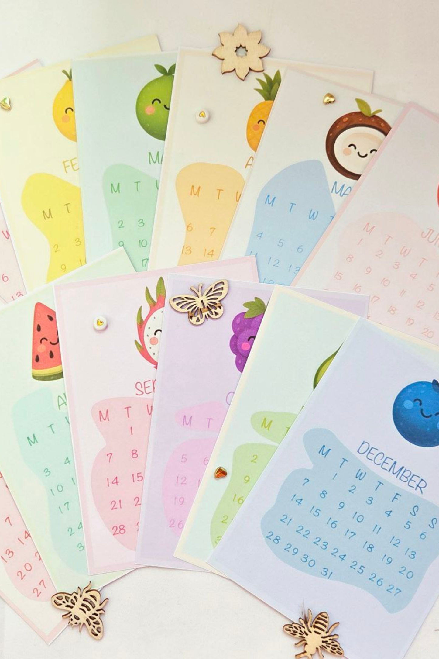 Fruity Smiles Calendar 2026