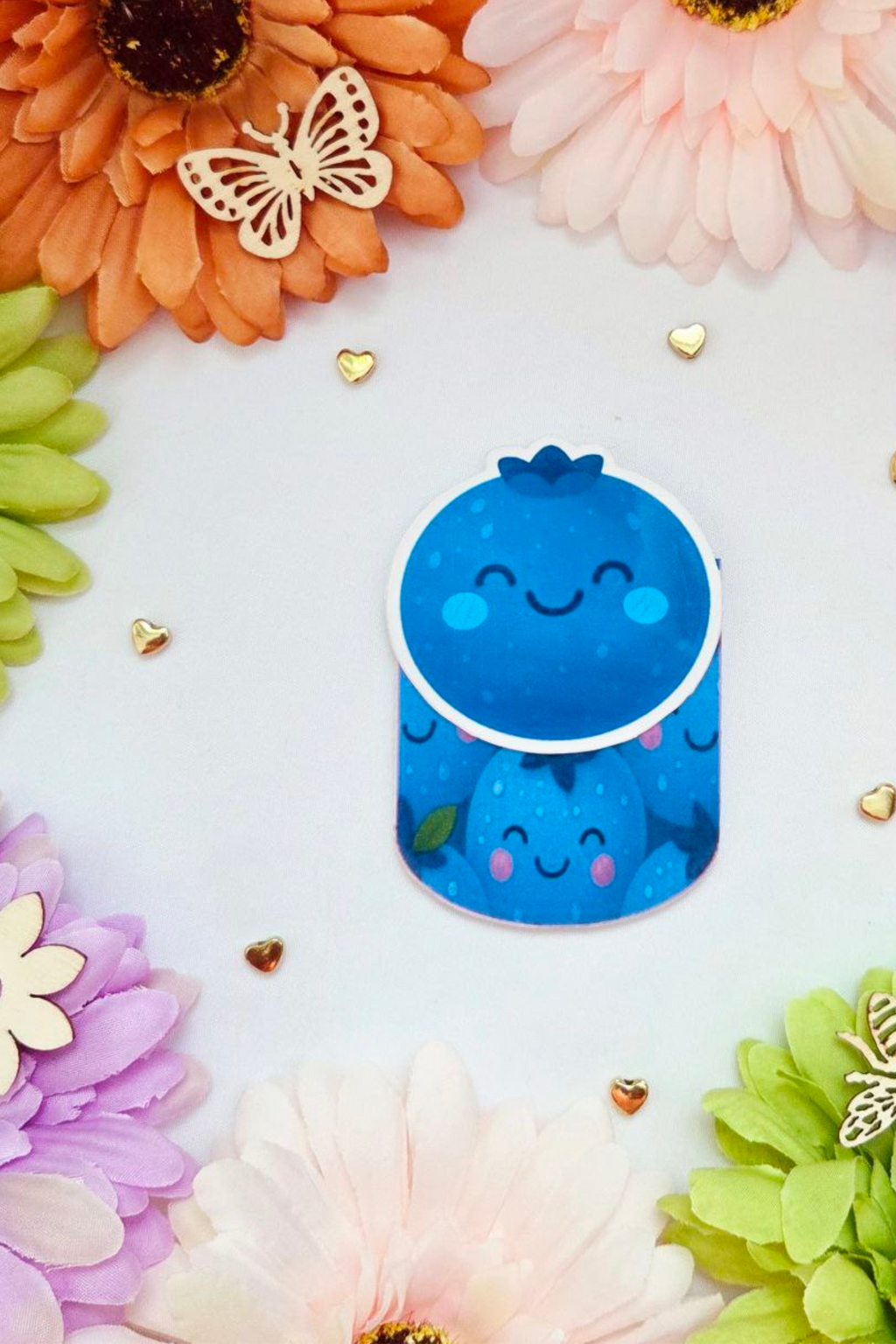 Blueberry Magnetic Bookmark
