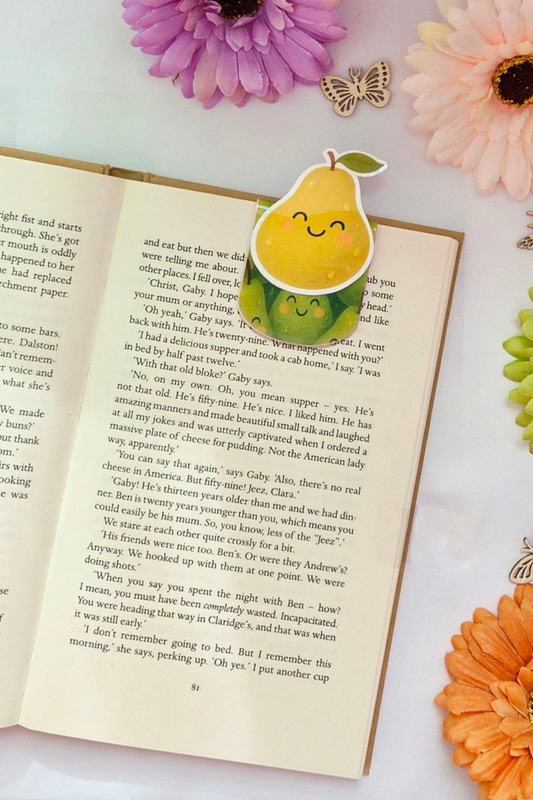 Pear Magnetic Bookmark