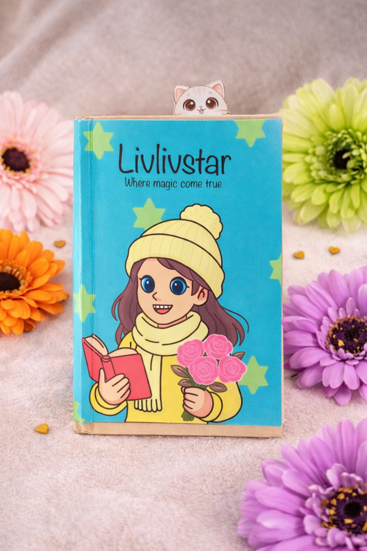 3D Effect Vanilla Paw Bookmark