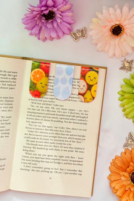 Fruity Smiles Magnetic Bookmarks -Pack of 3 bookmarks