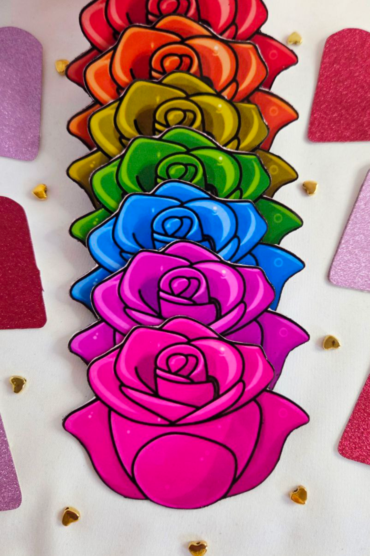 Rainbow Rose Aura – Magnetic Edition