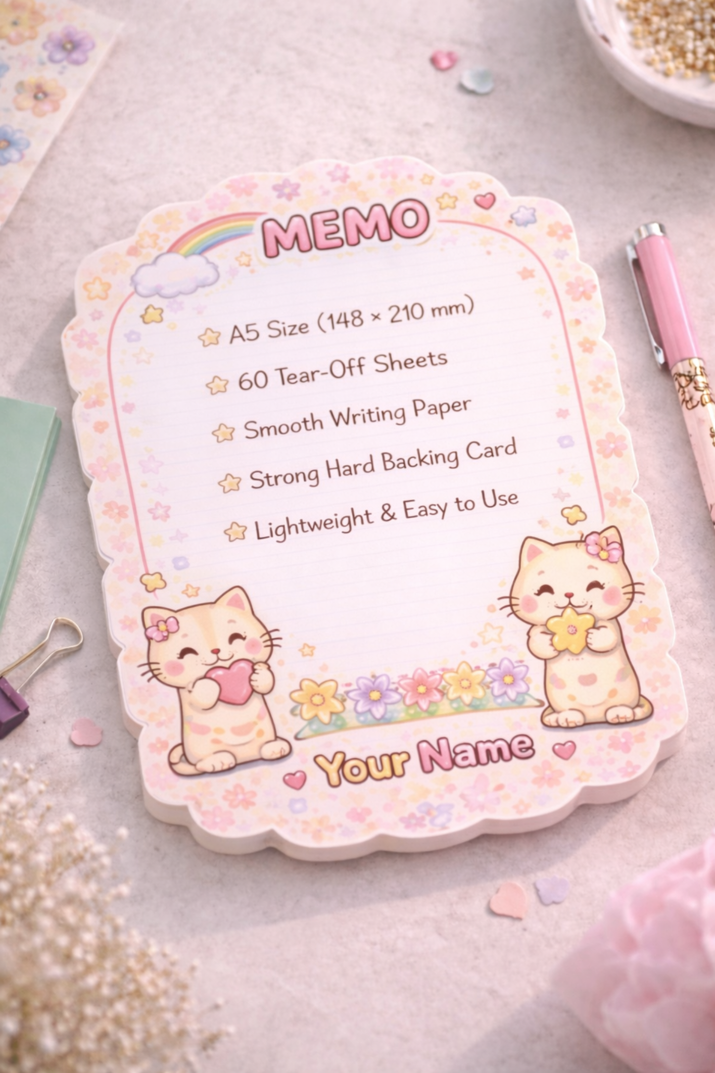 A5 Memo Notepad – Choose Your Design