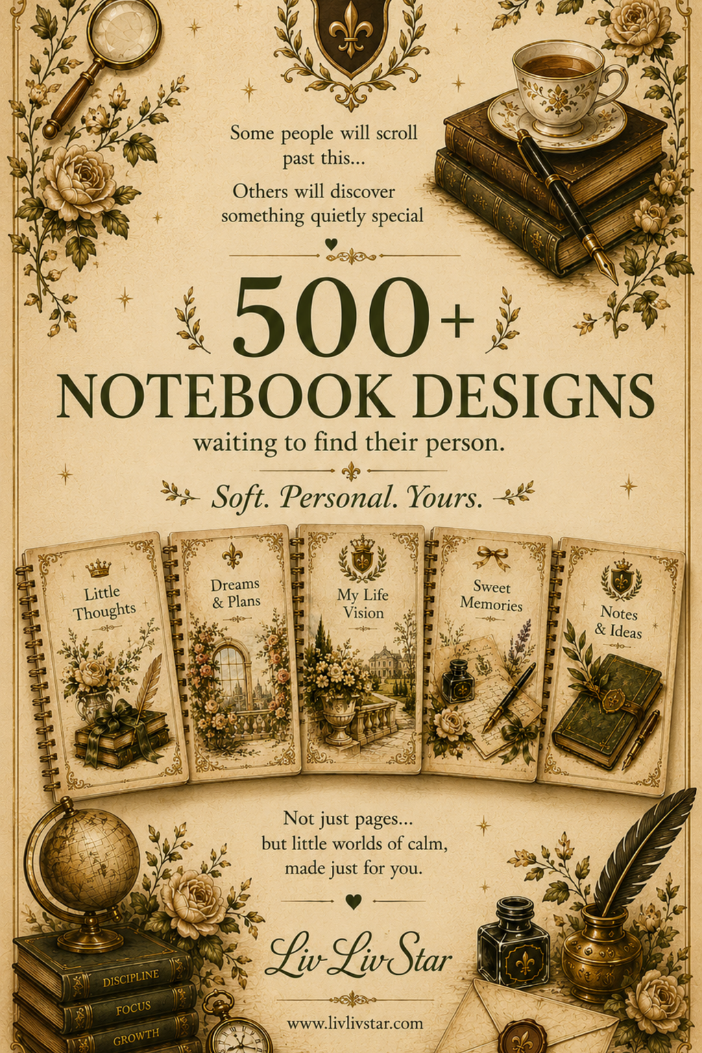 Old Money – Notes of a Legacy Personalised Notebook