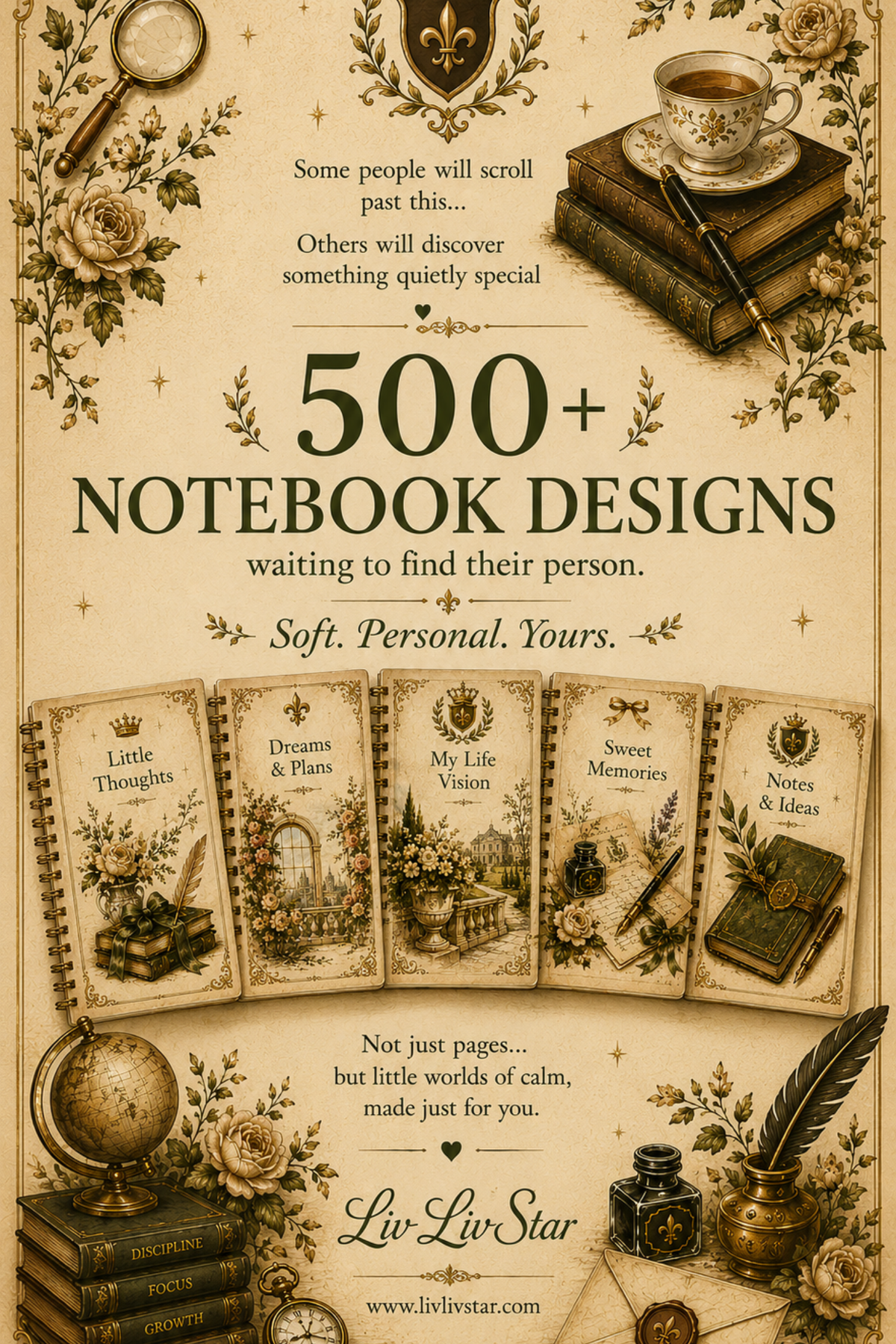 Old Money – Notes of a Legacy Personalised Notebook