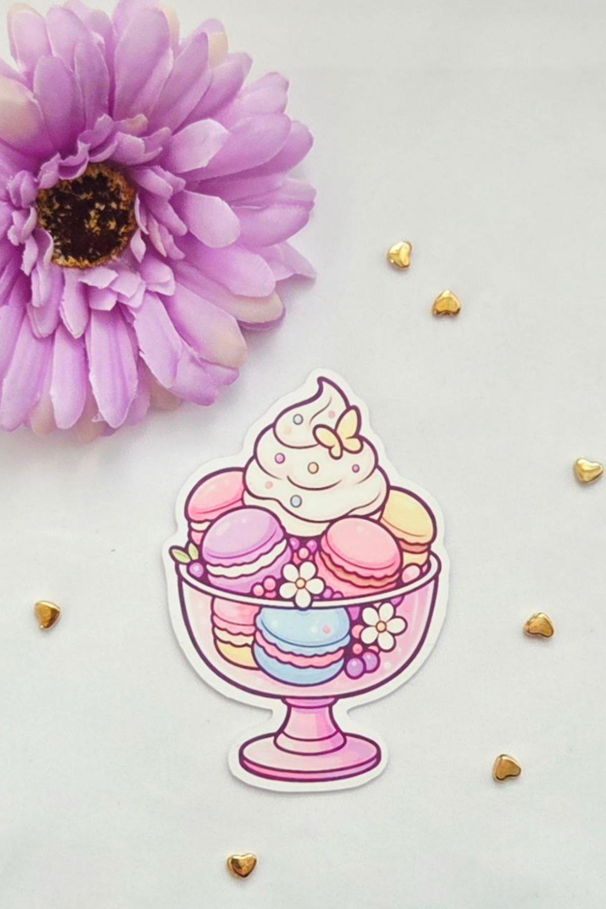 🍰 LivLivStar Sweet Fantasy Dessert Collection - Pack of 17 Stickers