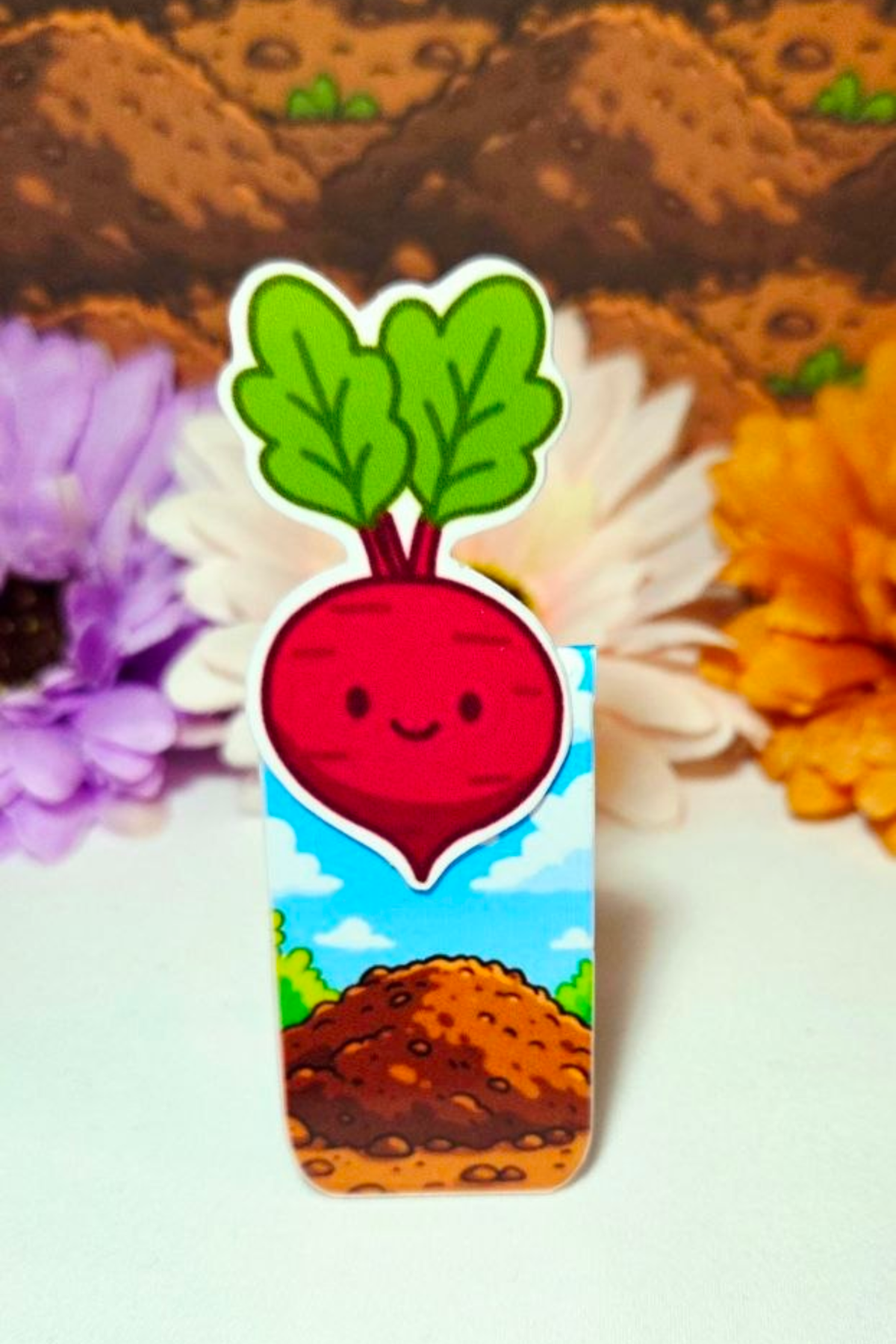 Sweet Beet Clip - Magnetic Bookmark