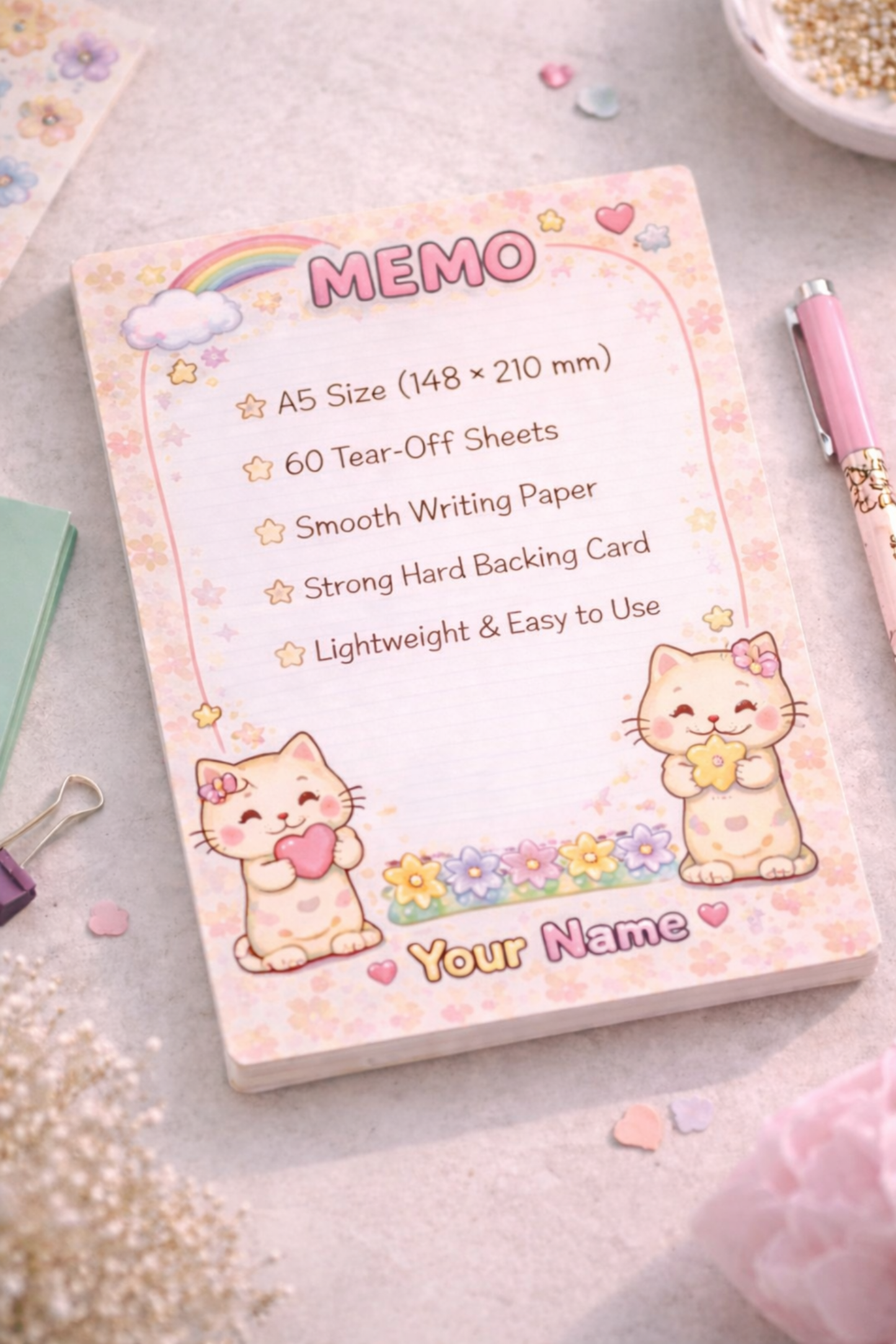 A5 Memo Notepad – Choose Your Design