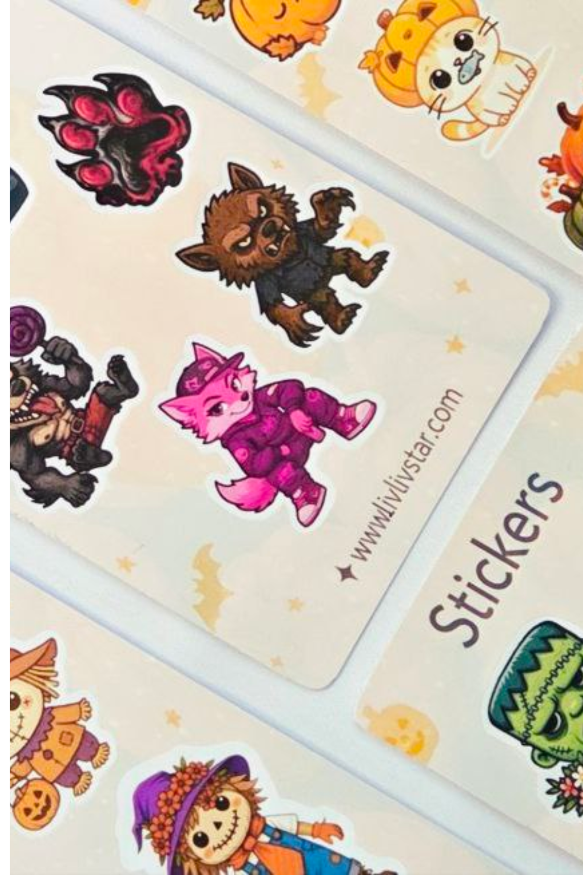 Haunted Cuties Collection - Pack of 9 sticker sheets