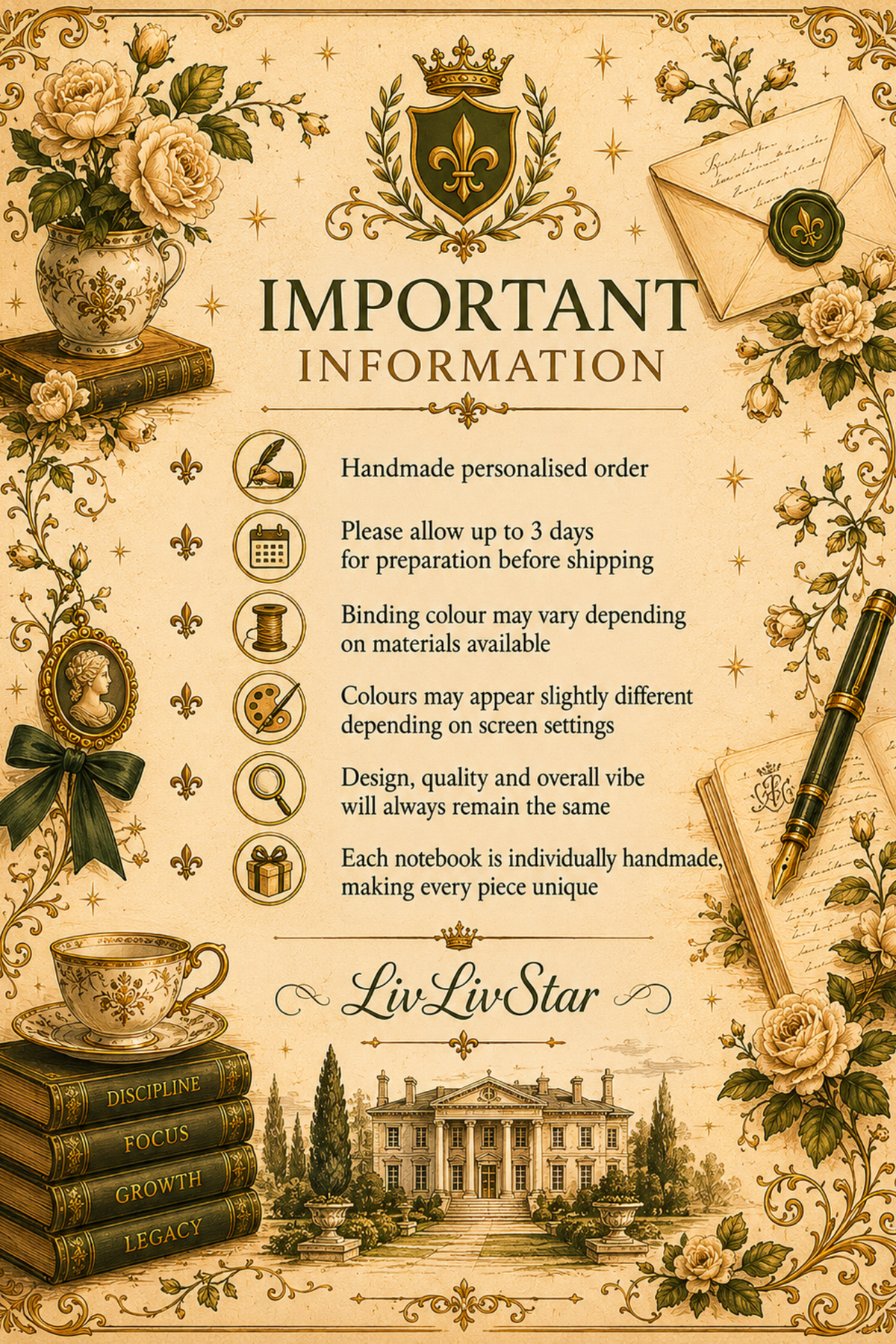 Old Money – Notes of a Legacy Personalised Notebook