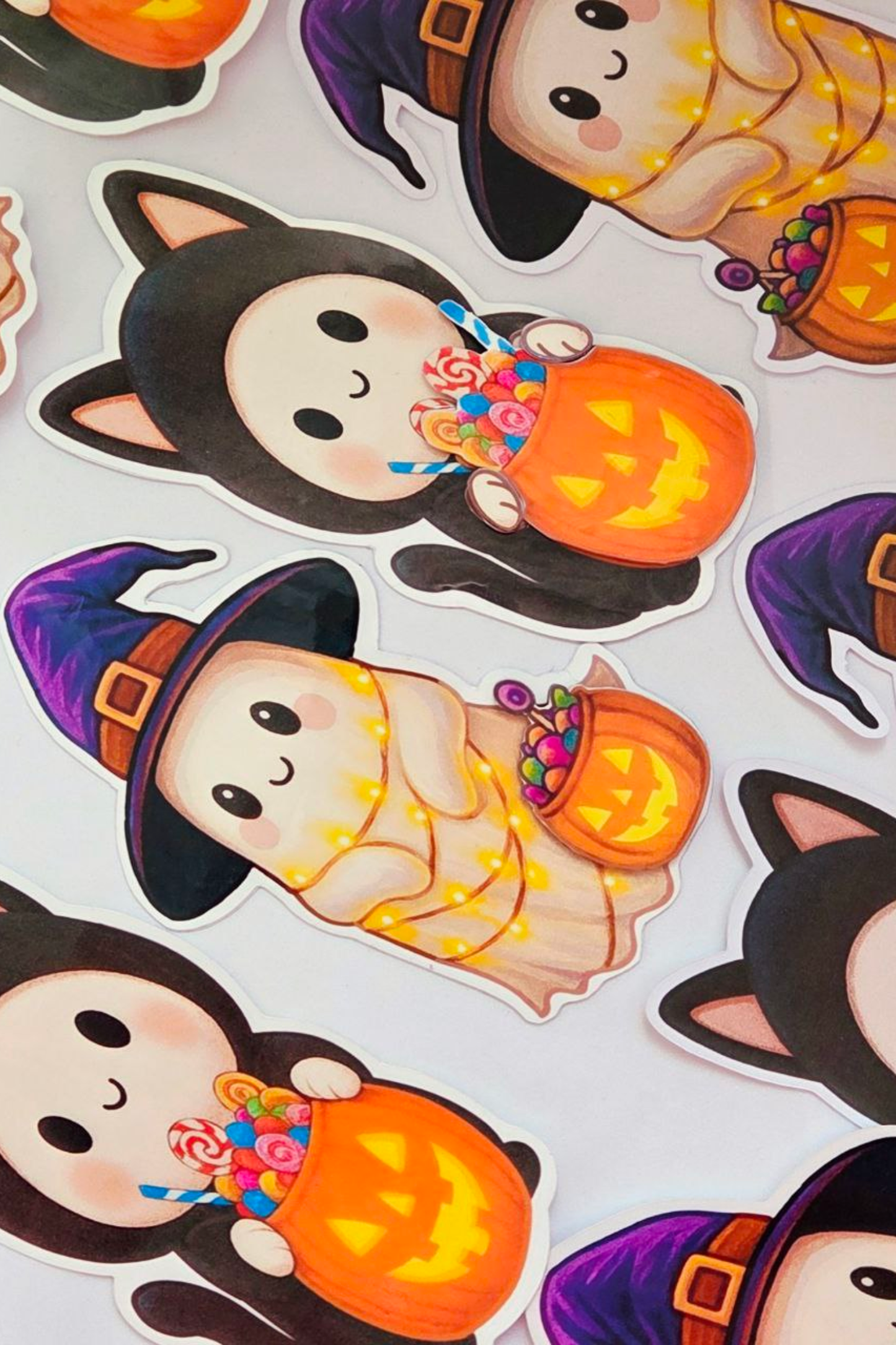 Witchy Glow & Candy Cat Bookmark collection