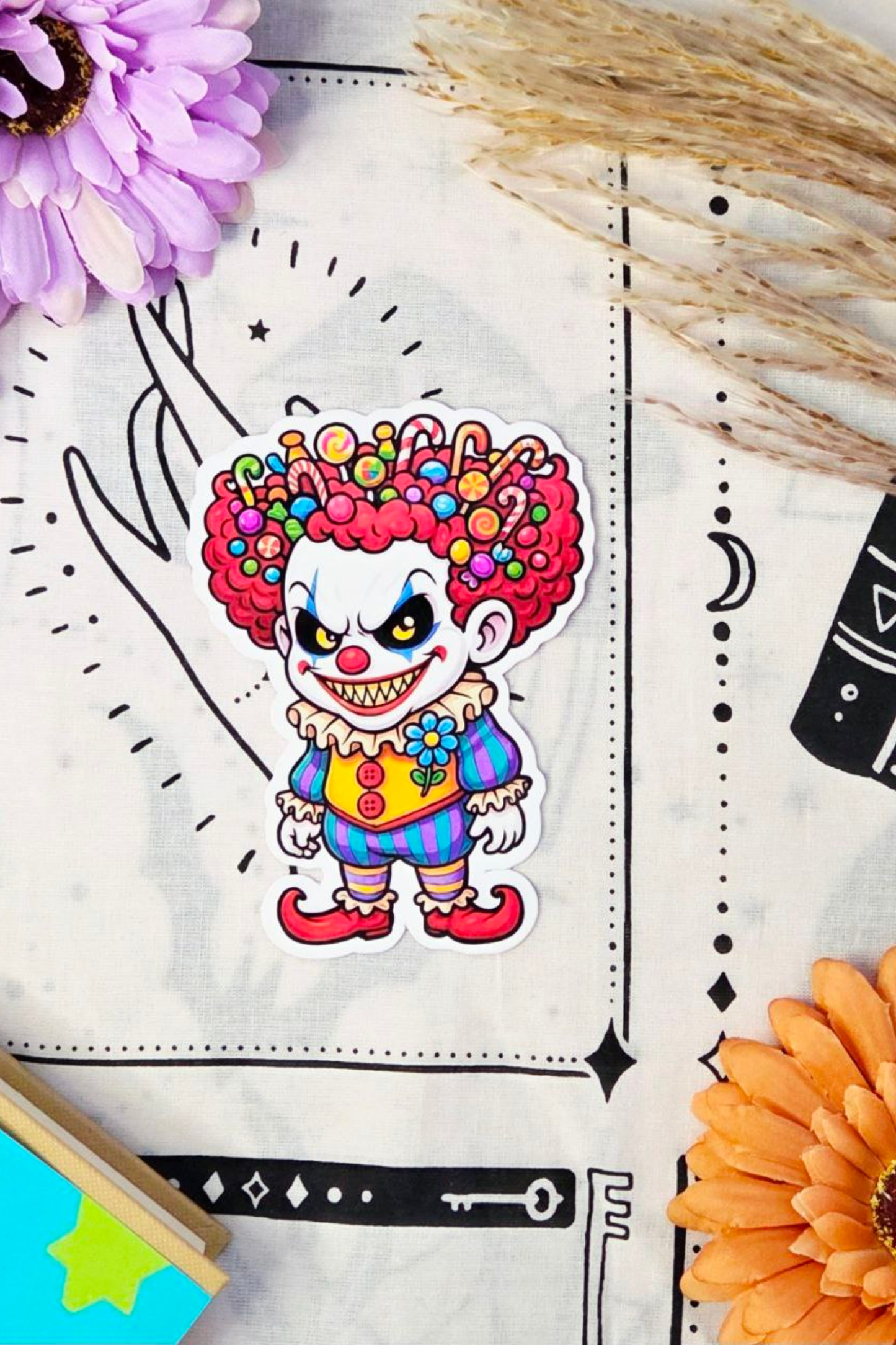 Haunted Circus Collection - Pack of 6 Stickers