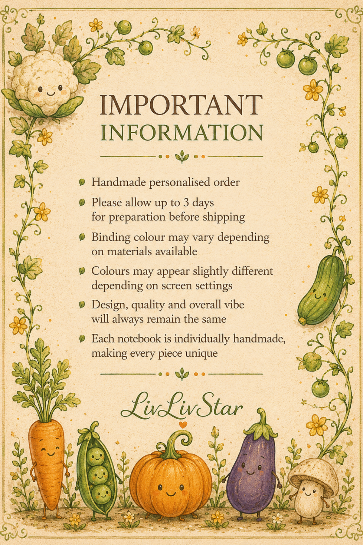 Little Garden Stories — Personalised A5 Notebook