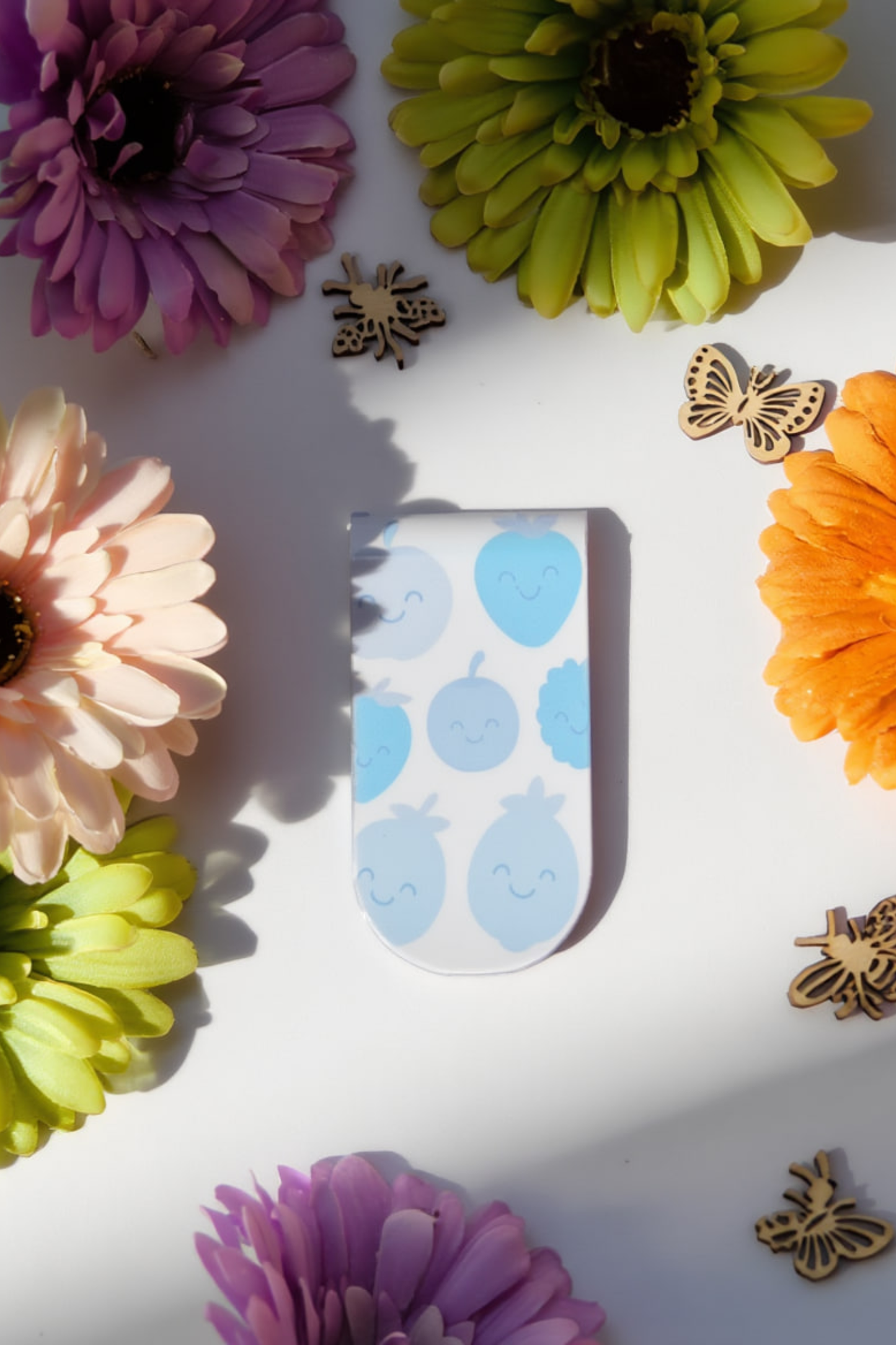 Fruity Smiles Magnetic Bookmarks -Pack of 3 bookmarks