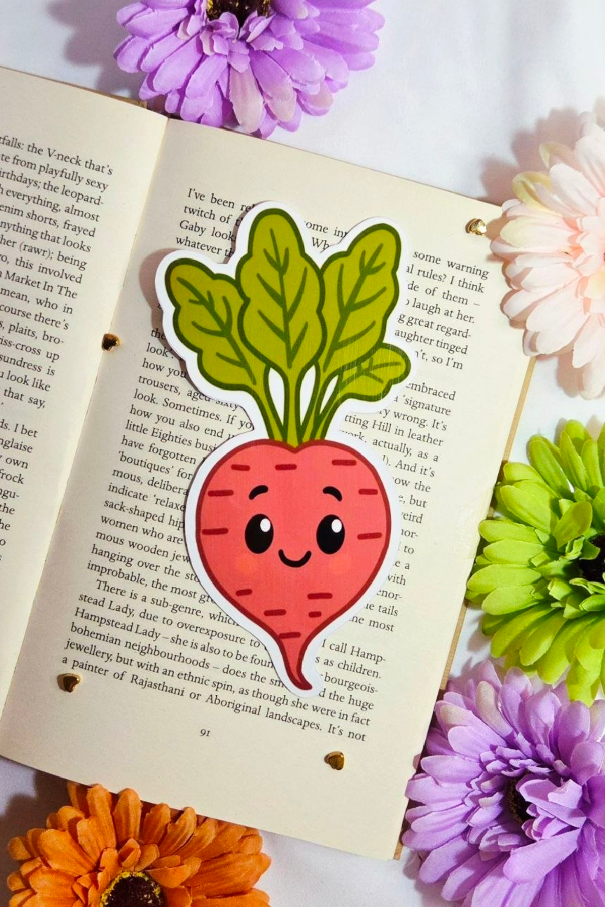 Blush Beet Bookmark