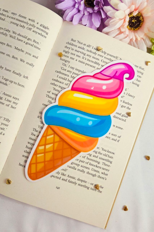 Rainbow Swirl Dream Bookmark