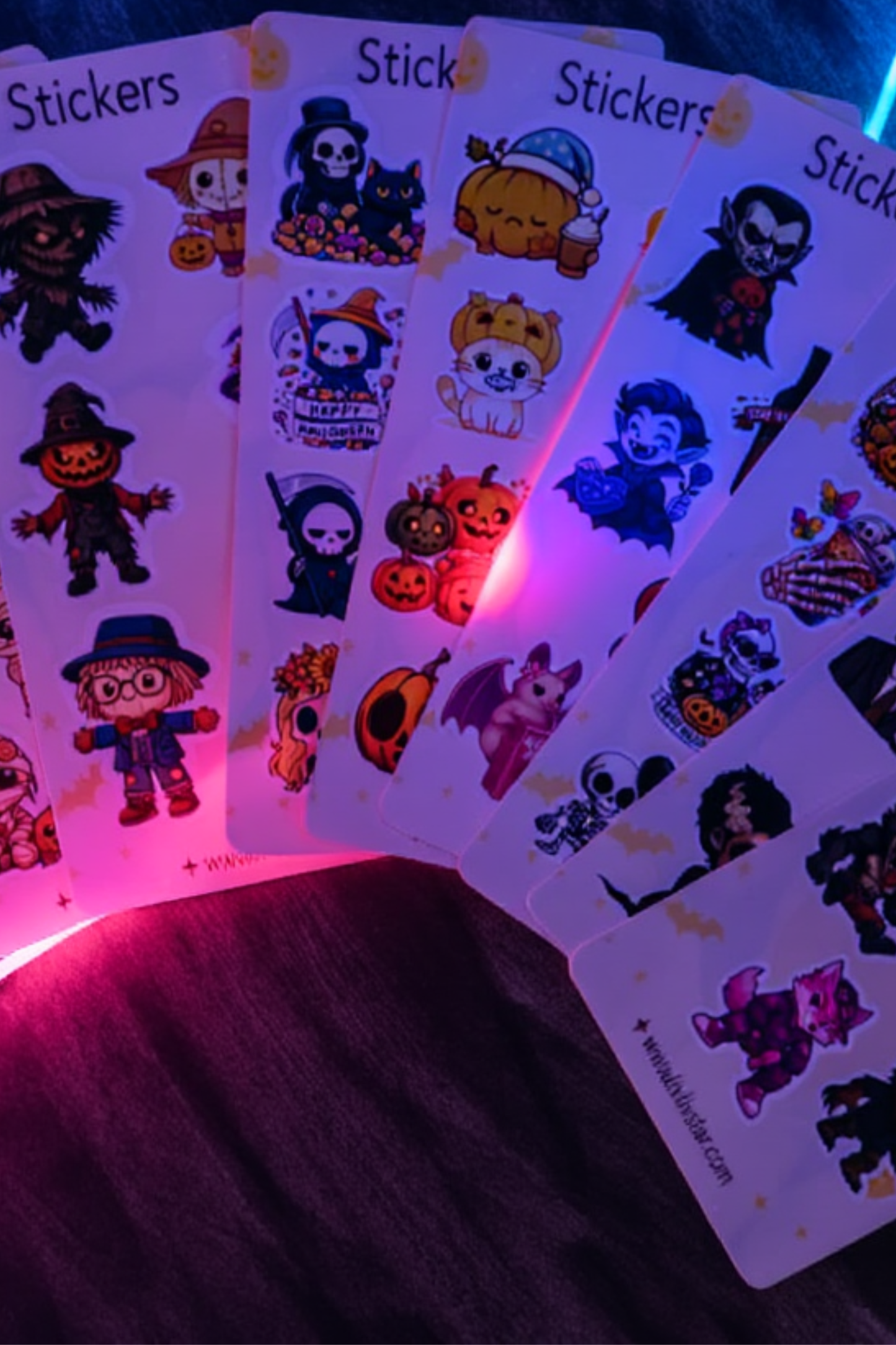 Haunted Cuties Collection - Pack of 9 sticker sheets